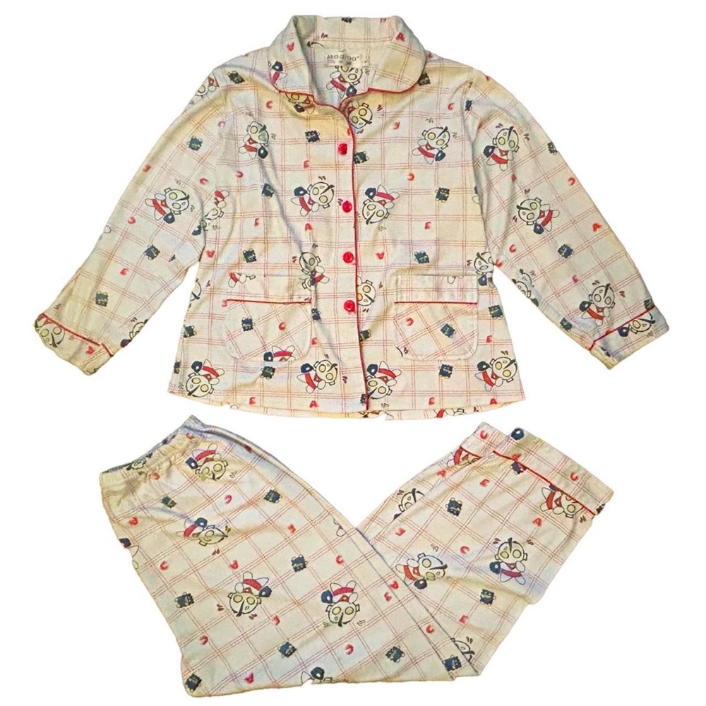 Vintage Rare Japanese cute ultraman anime pajamas by obscure brand “Madina.”